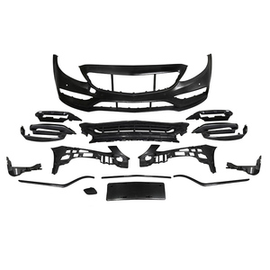 Maravilloso kit de carrocería de plástico PP para <span class=keywords><strong>Mercedes</strong></span> <span class=keywords><strong>Benz</strong></span> Clase C W205 2016 + actualización a estilo C63 <span class=keywords><strong>AMG</strong></span> incluye parachoques delantero trasero - Product Image 3