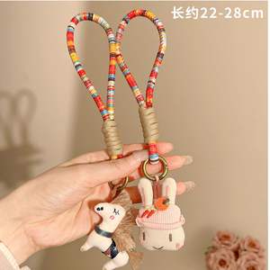 Accessoires <span class=keywords><strong>de</strong></span> mode coréens faits main en tissu, pendentif poupée <span class=keywords><strong>de</strong></span> dessin animé, porte-clés, boucle <span class=keywords><strong>de</strong></span> sac mignonne et sécurisée - Product Image 5