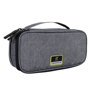 PU Zipper Scissors Storage Box with Earthquake-Resistant Compartment <b>Super</b> Soft Material UKEY Charging Treasure Storage - Product Image 6