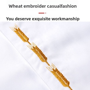 Pantalons <span class=keywords><strong>de</strong></span> travail <span class=keywords><strong>de</strong></span> chef à manches courtes pour hommes et femmes Tabliers et hauts en maille respirante pour la cuisine, le restaurant, la pâtisserie et les uniformes <span class=keywords><strong>de</strong></span> bar - Product Image 3