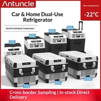 Nouvelle machine à glaçons portable pour usage extérieur, 20L, refroidissement par compresseur, 12/24V, -22 à 10°C, commerce transfrontalier