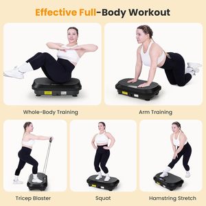 Uso di terapia magnetica a basso rumore vibrazione del corpo piastra della macchina piattaforma vibrante e massaggio di vibrazione Shaper del corpo - Product Image 3
