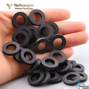 Joint d'étanchéité rond en caoutchouc noir, diamètre extérieur 20 mm, diamètre intérieur 10 mm, épaisseur 2 mm, pour milieux huileux et corrosifs - Product Image 5