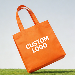 批发廉价便携式可重复使用环保超市杂货手提袋无纺布购物袋定制徽标布质购物无纺布袋 - Product Image 4