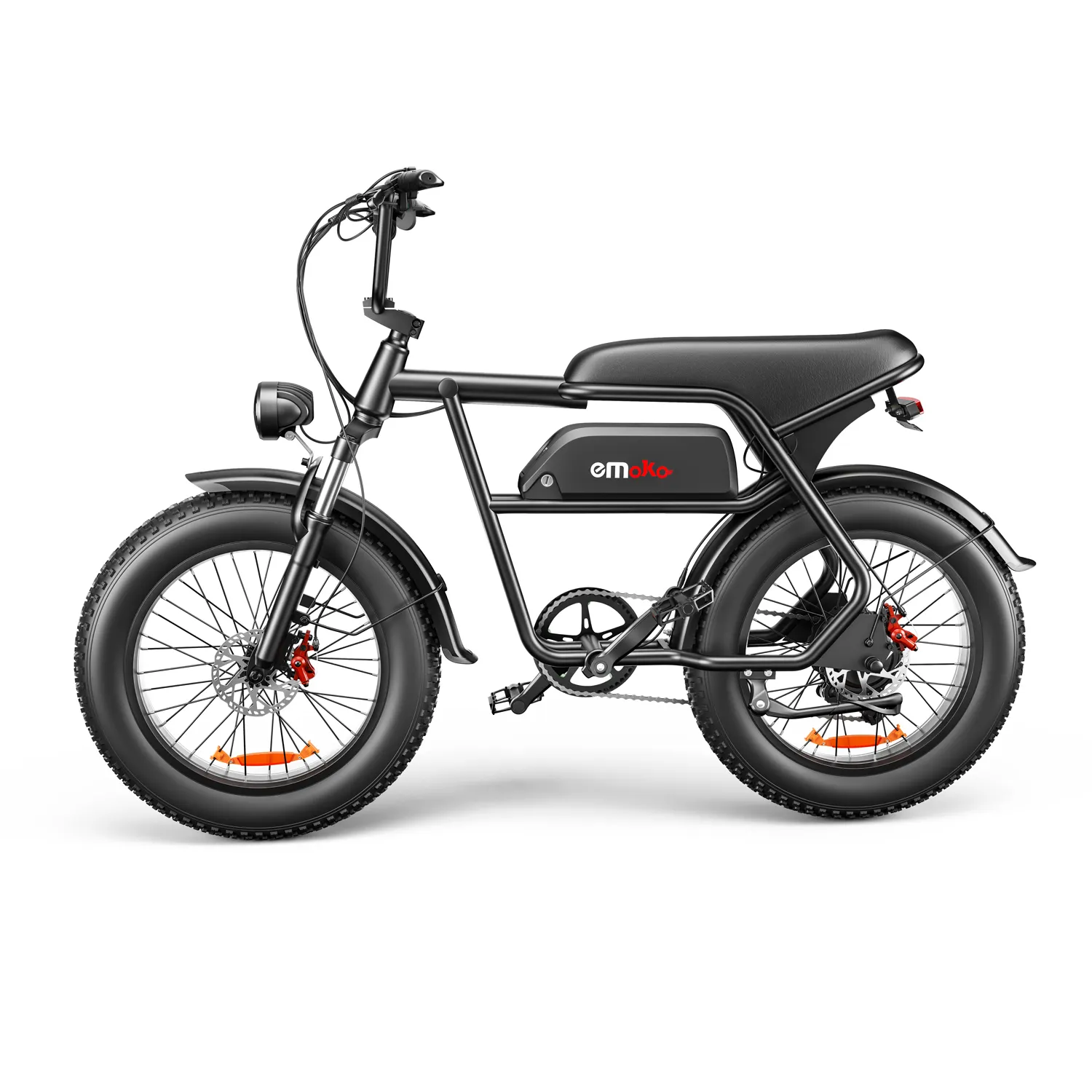 Emoko Elektrische Fiets 20 Inch Dirt Retro Bike Dikke Band 48V Snelheid 25-50Km 250W 500W 750W Motor Krachtige Volwassen Tiener Elektrische Fiets