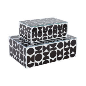 <b>Glass</b> Decorative Box Set With Lid Modern Storage Box For Jewelry And Keepsake Display Shelf Decorative <b>Boxes</b> - Product Image 5