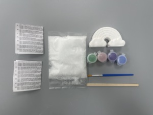 Kit de <span class=keywords><strong>peinture</strong></span> en plâtre pour décoration, moules en plâtre 3D faits à la main pour enfants, citrouille pour Pâques - Product Image 6