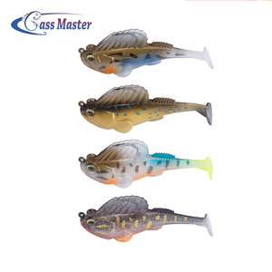 <span class=keywords><strong>Parker</strong></span> Temptation Bass Master Deep Running Paddle Tail Lead.fixture Leurre Appât de natation Appât de pêche en silicone souple Utilisation en rivière - Product Image 6