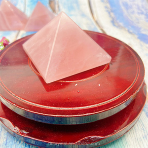 Pirámide de Cuarzo <span class=keywords><strong>Rosa</strong></span> Natural Pulido al por Mayor, Cristal de Cuarzo <span class=keywords><strong>Rosa</strong></span> para Decoración del Hogar - Product Image 6
