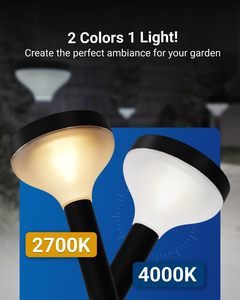 Best Plastic Solar Powered LED Garden Lights Waterproof IP44 Outdoor High Brightness Lawn Pathway <b>Lamp</b> - Product Image 5