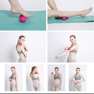 <span class=keywords><strong>Bola</strong></span> de masaje de Lacrosse de cacahuete, no tóxico, Eco, silicona, doble, nuevo estilo, venta al por mayor - Product Image 4