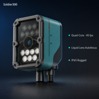 Lecteur de codes industriel Ethernet RS232 RS485 avec déclencheur IO et prise en charge SDK pour l'intégration PLC et MES