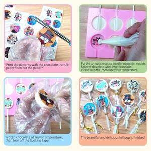 2025 produttore A4 foglio di trasferimento di cioccolato lecca-lecca A3 A5 carta da zucchero Set di carta Wafer <span class=keywords><strong>per</strong></span> macchina stampante a getto d'inchiostro facile da usare - Product Image 6