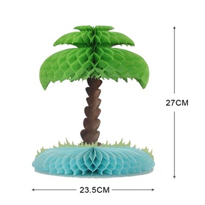 Easttern Hawaii <span class=keywords><strong>Palm</strong></span> <span class=keywords><strong>Tree</strong></span> tổ ong trung tâm bãi biển bên trang trí nhà hàng trang trí mùa hè vui vẻ trong ánh mặt trời luau trang trí - Product Image 2