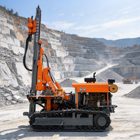 Machine de forage DTH haute performance, foreuse de puits DTH avec une profondeur de forage économique de 21 m pour le développement des carrières