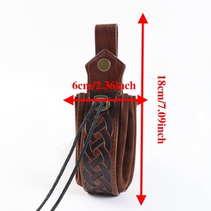 Ceinture de ceinturon en cuir PU en forme de Y de style médiéval avec <span class=keywords><strong>porte</strong></span>-étui simple, pour chevalier, guerrier, Renaissance, LARP, cosplay - Product Image 5