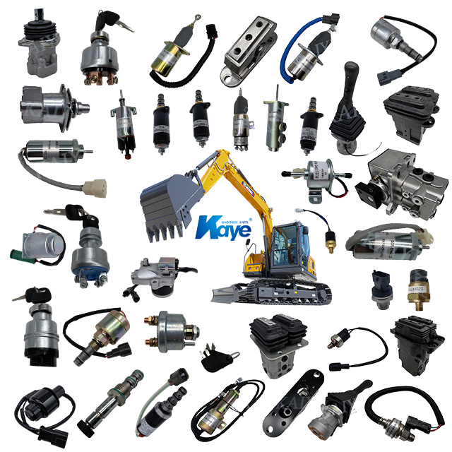Excavator Accessories 08086-20000 22B-06-11910 Ignition Start Keys Switch for Komatsu PC200-7/8 PC360-7 PC450-8