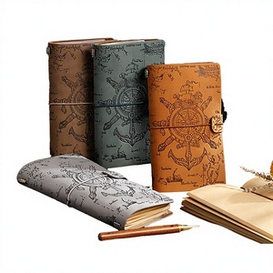 Nuevo Cuaderno de Viaje Portátil de Cuero Magnético Vintage, Diario Creativo con Correa, Libreta de Mano A6 - Product Image 3