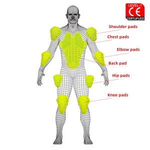 CE1 nouveau équipement de protection de moto insérer une protection dorsale veste de motocross poitrine épaule coude protecteur pantalon hanche genouillères - Product Image 5