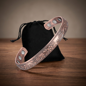 Bracelets ajustables en cuivre de qualité supérieure pour femmes et hommes, motif croix, style classique chrétien, soulagement de l'arthrite - Product Image 2