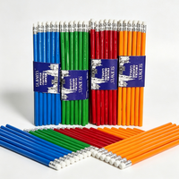 Crayon en caoutchouc Hb, crayon de couleur, crayon en bois pour étudiants, crayon de bonne qualité pour les tests scolaires