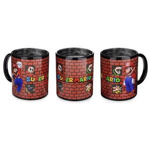 Tazza mug Ceramica (315ml) Mario Bricks SUPER MARIO Changement de couleur à la chaleur SCMG28005 - Product Image 4