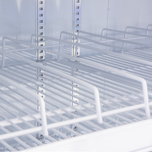 Attrezzature di refrigerazione supermercato commerciale filo metallico ammollo PE rivestimento in plastica ripiano <span class=keywords><strong>frigorifero</strong></span> divisori - Product Image 2