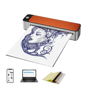 최신 문신 인쇄기 A3/A4 전송 용지 휴대용 문신 스텐실 프린터 문신 열 복사기