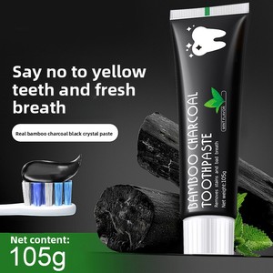 Superior Organic 105g Black <strong>Tooth</strong> <strong>Paste</strong> Deep Cleaning Remove Stains Fresh Mint Breath Elite Bamboo Charcoal Whitening Toothpaste - Product Image 1