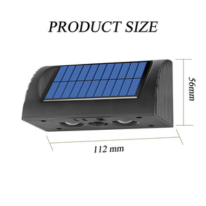 Lámpara Solar LED IP65 para Jardín y Valla, Encendido Automático, Iluminación Nocturna Continua con Batería de Litio - Product Image 5