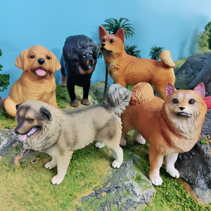 Lelewu simulation Samoyède Labrador Shiba Tibétain Mastiff Berger modèle animal de compagnie <span class=keywords><strong>chien</strong></span> décoration - Product Image 2