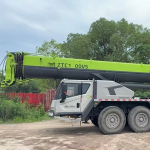 Grue mobile sur camion d'occasion Zoomlion ZTC1000V5 ZTC1000H 100T, marque chinoise d'origine, capacité de 100 tonnes, disponible à Dubaï - Product Image 1