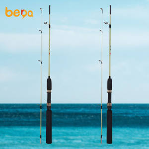 <span class=keywords><strong>Canne</strong></span> à pêche en fibre de verre avec poignée droite, boucle de fil, joint d'ancrage, en époxy solide pour leurres - Product Image 2