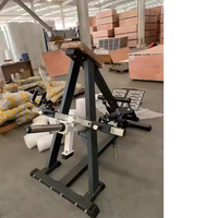 Máquina de remo inclinada con montaje en placa, equipo de fitness, máquina de remo con barra en T