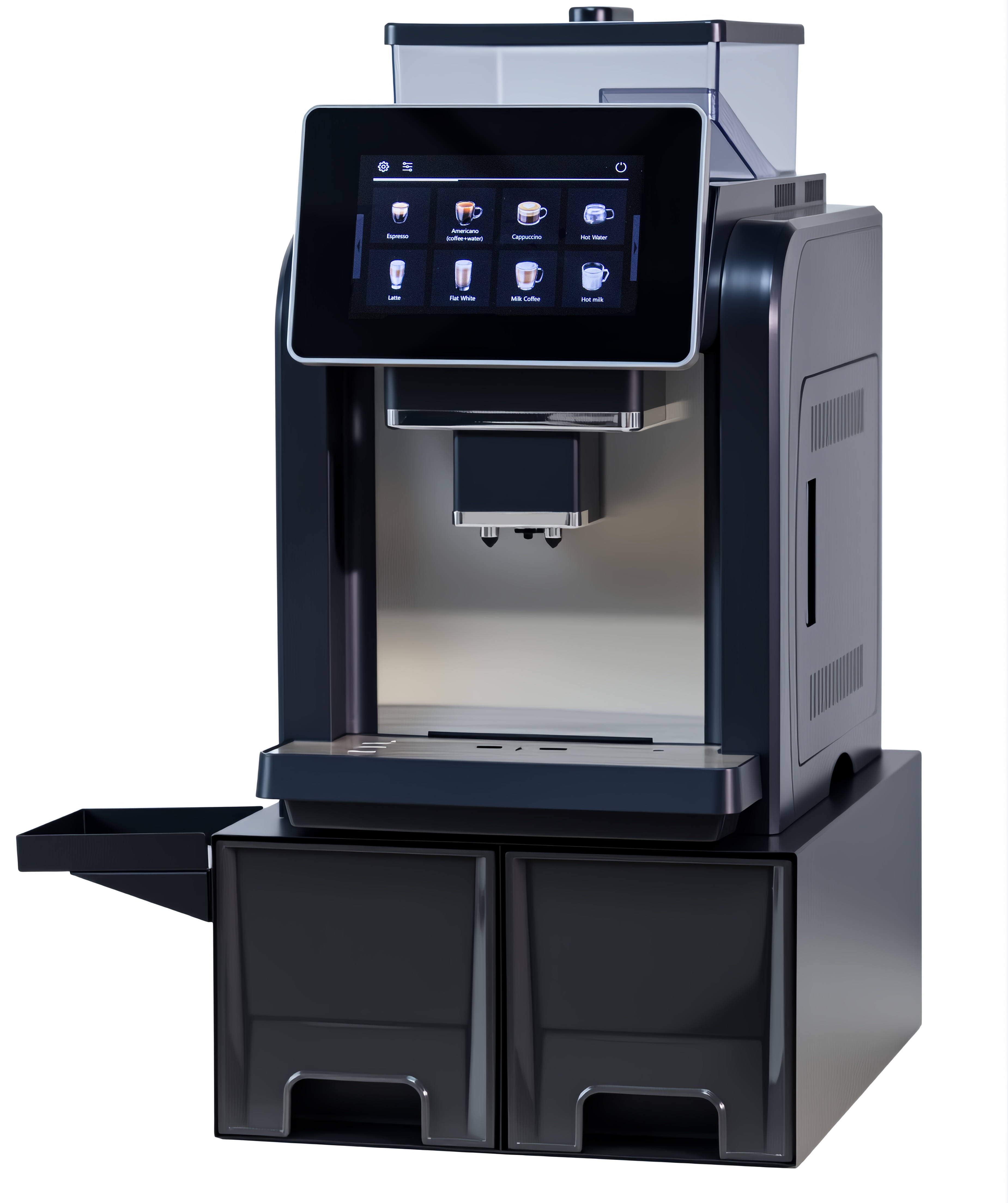 automatic coffee machine with grinder