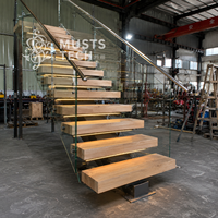 Fabricant chinois, vente directe d'usine, exportation mondiale, projet architectural, escalier sur mesure