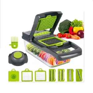 Manual Fruit Cutter Kitchen Accessories 8 In 1 Fruit Potato Peeler Food Dicer Shredder Vegetable Chopper Machine