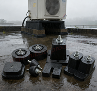 Vis d'isolation des vibrations en caoutchouc, matériau NBR/EPDM, dureté 40-80 Shore, écologiques, taille personnalisable, pour machines et automobiles