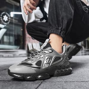 Vente directe d'usine, prix avantageux, chaussures pour hommes populaires, respirantes, avec coussin en mesh, semelle extérieure en caoutchouc antidérapante, doublure en coton, toutes saisons - Product Image 1