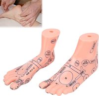 Modèle d'enseignement médical TCM, modèle de pied pour acupuncture, en PVC, modèle intelligent pour l'entraînement des infirmières en écoles de soins infirmiers, certifié CE/ISO
