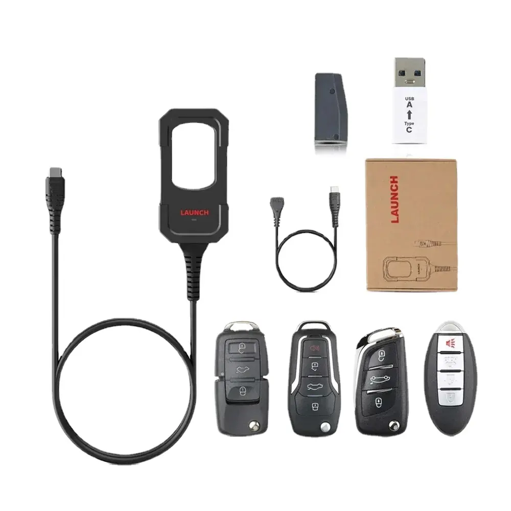 Launch X431 Key Programmer Remote Maker with Super Chip and 4 Sets of Smart Keys for X431 IMMO Elte IMMO Plus