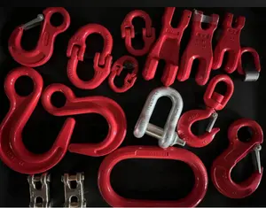 G80 Chain Lift-Fessel Legierungsstahlschlinge-Kette Ring Doppelring-Schnalle