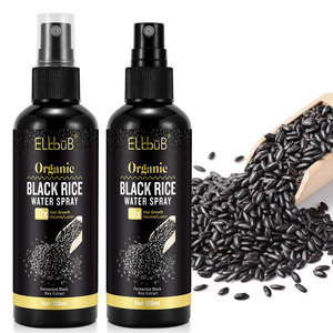 ELbbuB Castor Oil Ginger <strong>Organic</strong> Fermented 120ml Black Rice Water Biotin <strong>Spray</strong> Natural <strong>Hair</strong> Growth Serum for Woman - Product Image 5