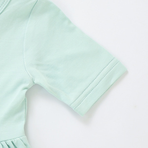 Hasta 6T tamaño de bambú bebé niñas vestido Scoop bebé niñas vestido de baile niños niñas bebé princesa vestido - Product Image 6