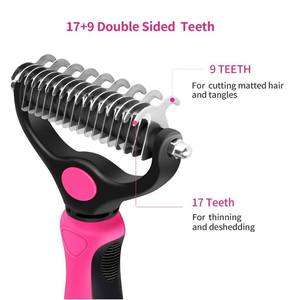 Spazzola Automatica Autopulente C&C per Toelettatura Animali Domestici, <span class=keywords><strong>Pettine</strong></span> per Cani e <span class=keywords><strong>Gatti</strong></span> con Materiali in Plastica e Silicone, Rimuove il Pelo del Cane - Product Image 4