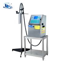 Imprimante à jet d'encre CIJ industrielle automatique XP600 Tête d'impression Séchage rapide 1 an pour les bouteilles en plastique Date de production Numéro de lot Codage