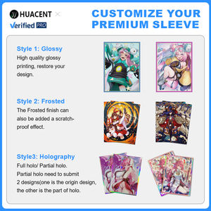 HCT Custom Anime Trading Card Sleeves Solid Art Imprimé 62x89mm PVC pour Yugioh MTG TCG pour Gaming & Collection - Product Image 3