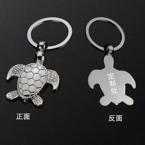 Wholesale Personalized Animal Keychain Car Pendants Exquisite Tortoise Metal Keychain Small Pendants - Product Image 6
