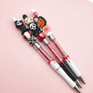 ギフト用のリアルな血滴が特徴のハロウィンプラスチック製手作りDIYビーズペンB7032-2新スタイルクリエイティブデザイン - Product Image 2
