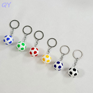QY <b>Mini</b> Soccer Ball Keychain Pendant Bag Charm Key Ring <b>Backpack</b> Ornament Sport Gift For Fans Boys - Product Image 3